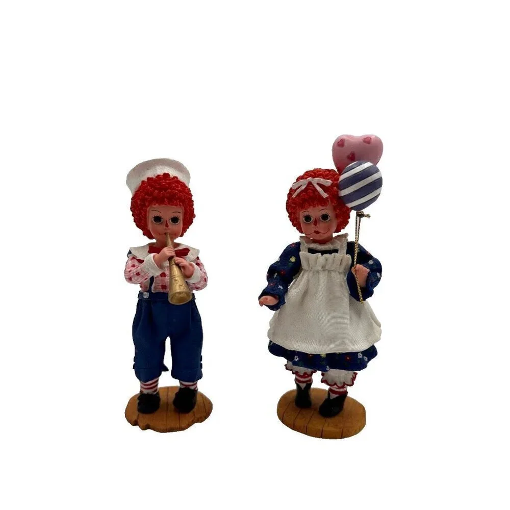 Madame Alexander Mop Top Wendy and Billy COA and Boxes Raggedy Ann Andy 2000